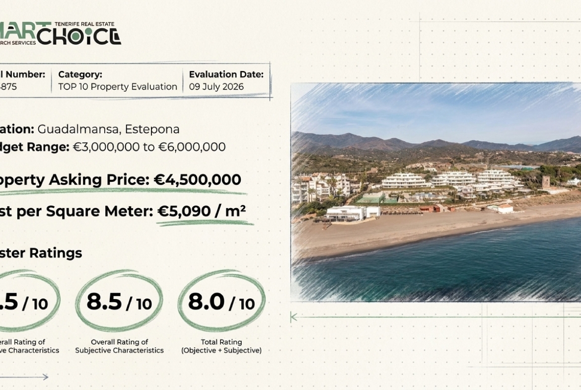 A frontline beach villa in Guadalmansa, Estepona (New Golden Mile).