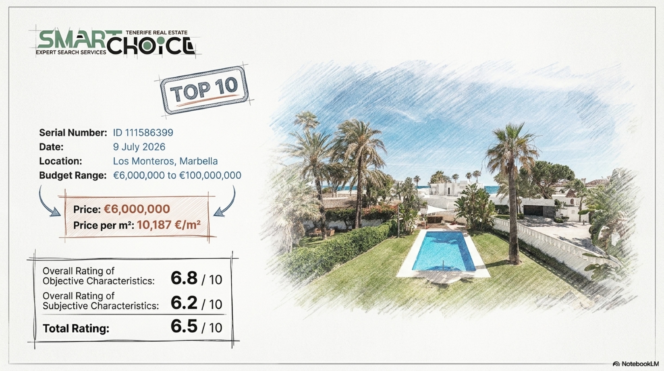 Los Monteros, Marbella — Contemporary Villa with Rooftop Terrace and Rare Frontal Sea Views