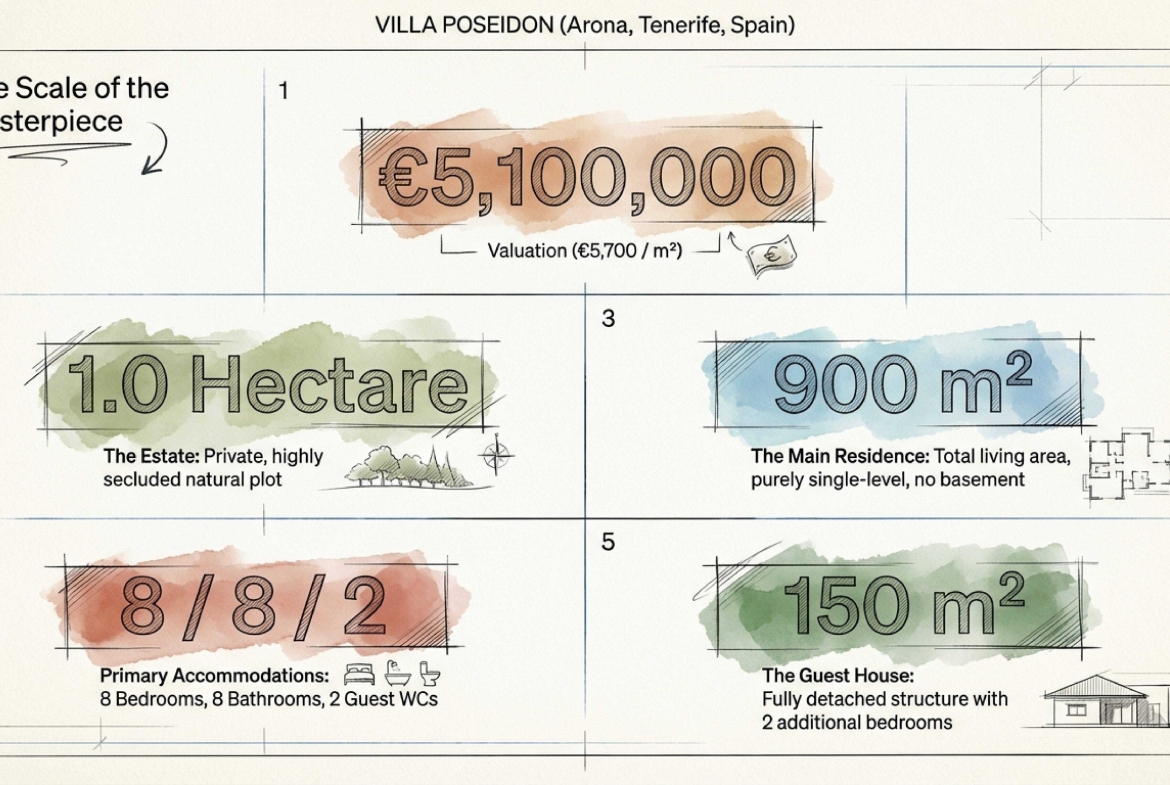VILLA POSEIDON (Arona, Tenerife, Spain)